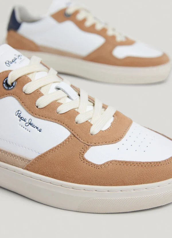 zapatillas pepe jeans hombre retro detalles en ante con Estilo y Sostenibilidad
