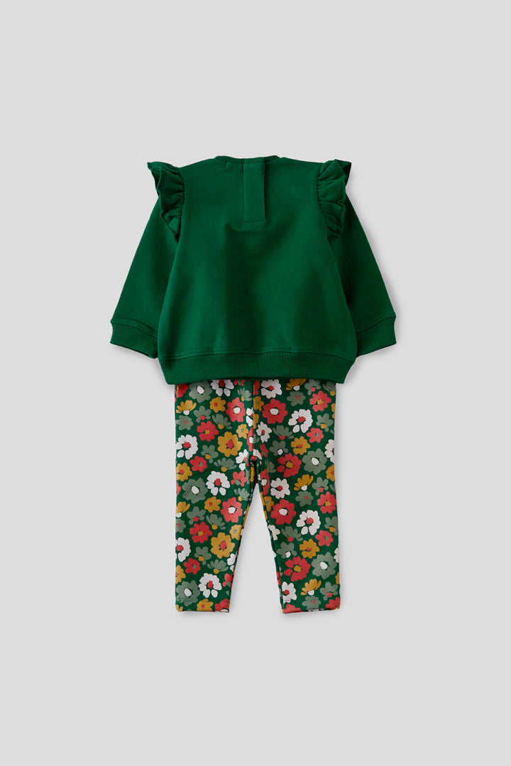 Conjunto bebé niña zorrito primavera