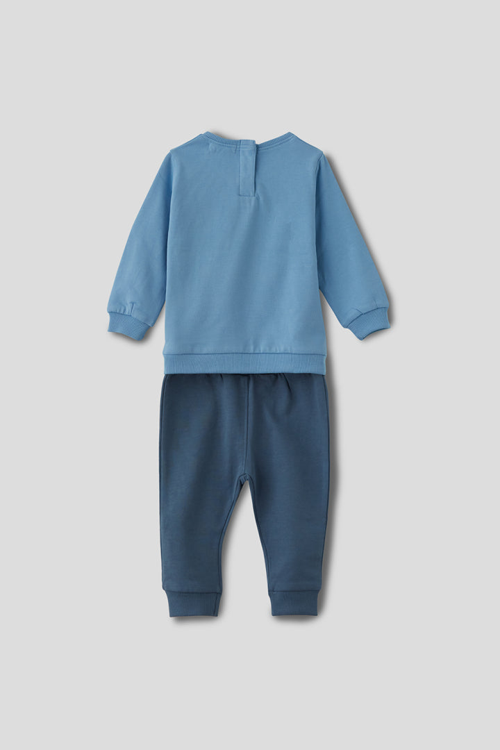 PROXIMAMENTE el conjunto azul mostaza disponible Conjunto de Sudadera y Pantalón para Bebé Niño Dinosaurio conduciendo excavadora ‘Funny Rex