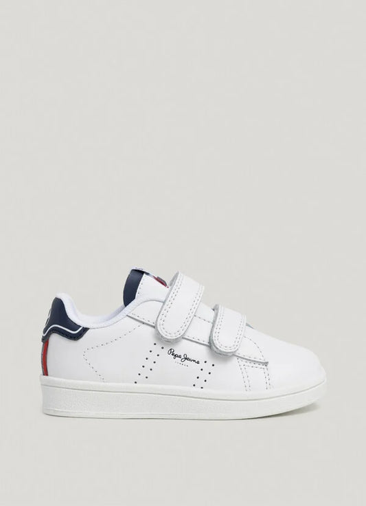 zapatillas pepe jeans niño piel cierre velcro